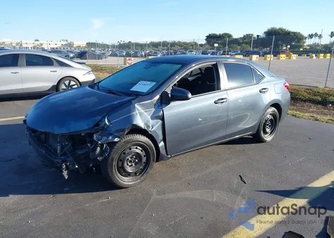 2019 Toyota Corolla Le z USA, uszkodzony, nr VIN 2T1BURHE3KC169102